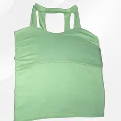 GENERICO - TOP DE ALGODÓN DE TIRAS COLOR VERDE AGUA