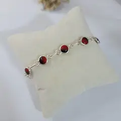 GENERICO - PULSERA TIPO HUAYRUROS ENCAPSULADOS DE PLATA 950