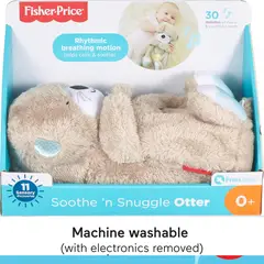 FISHER PRICE - Peluche Nutria Fisher-Price Soothe Muñeco con Respiracion y sonido Bebe