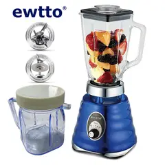 EWTTO - Licuadora Clásica 3 velocidades 600w ET-Y3448-A