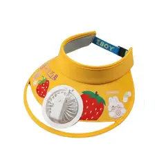 GENERICO - Sombrero de Visera con Ventilador Incorporado