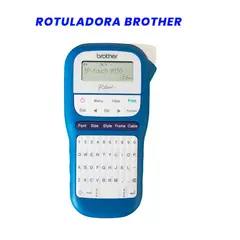 BROTHER - P-Touch PT-H110BW Etiquetadora Portátil Azul con Blanco