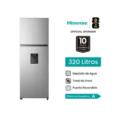 HISENSE - Refrigeradora 324L Top mount - RT3N320NMC