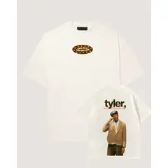 GENERICO - Polo Tyler Oversize Algodón Blanco Oversized