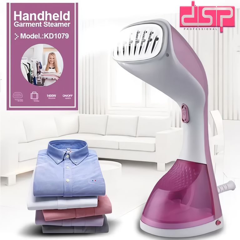 Vaporizador de Prendas KD1079 1400 Watts Rosado
