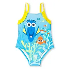 DISNEY CLASICOS - Traje de baño Buscando a Dory Talla  4T   para niñas