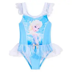 DISNEY CLASICOS - Traje de baño Frozen Talla  4T  para niñas