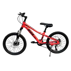 GENERICO - Bicicleta MTB de Aluminio Aro 20 con Suspensión Delantera - Rojo