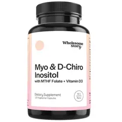 GENERICO - Myo & D-chiro Inositol con MTHF, Ácido fólico y Vitamina D 120 Cap - Wholesome Story