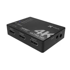 XTECH - SWITCH 5 PUERTOS HDMI 1.4 3840X2160