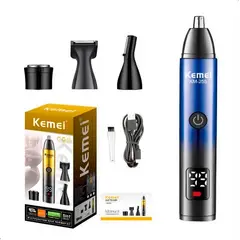 KEMEI - Cortadora De Cabello Km-255 4 En 1 Recargable 7000rpm