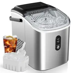 EUHOMY - IM-18S MÁQUINA DE HIELO DE ENCIMERA 26.5 LB24H - PLATEADO