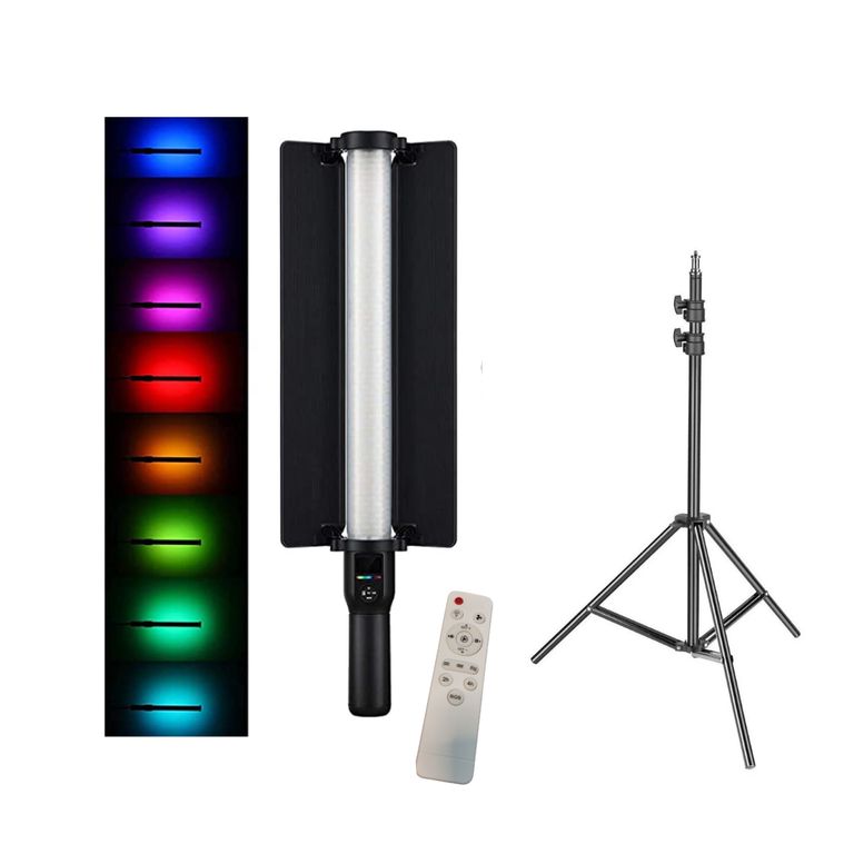 Barra De Luz Led Video Para Fotografía Rgb Portátil +trípode