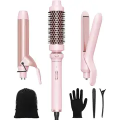 GENERAL - WAVYTALK SET RIZADOR 3 EN 1 RIZADOR 1.25” CEPILLO Y PLANCHA ALISADORA