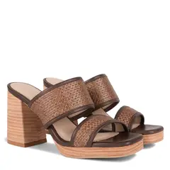 ALMUDENA MILIANI - CALZADO DAMA CUERO CARISSE CAFE NIMBRE