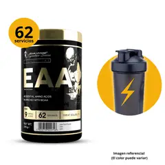 KEVIN LEVRONE - Aminoácidos Esenciales EAA 62 Servicios con shaker - Sabor Fruit Punch