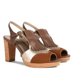 ALMUDENA MILIANI - CALZADO DAMA CUERO DARIANE CHOCOLATE