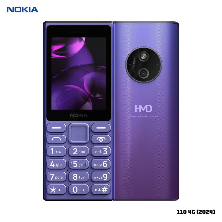 CELULAR BASICO 110 4G 2024 DUAL SIM - AZUL
