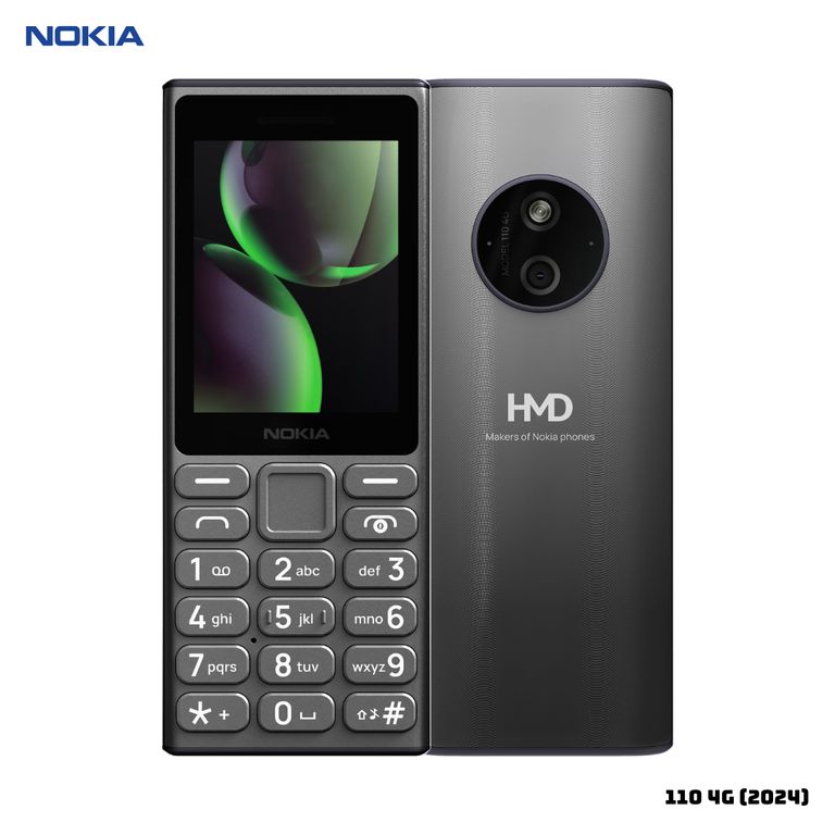 CELULAR BASICO 110 4G 2024 DUAL SIM - TITANIO