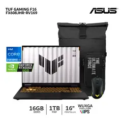 ASUS - Laptop Tuf Gaming F16 FX608JHR-Rv169 IntelCore i7-14650HX Ram 16GB Ssd 1TB Rtx 5050 8GB-M008Y0