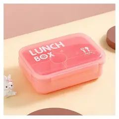 GENERICO - Lunch Box Taper para Comida con Tomatodo color Rosado