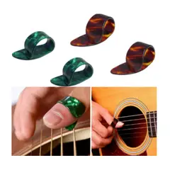 GENERICO - Puas de Dedo para Guitarra Electrica o Acustica Set 4