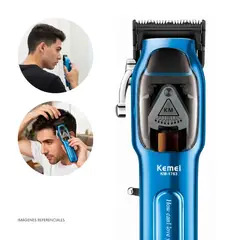 KEMEI - Cortadora Profesional de Cabello Clipper KM-1763