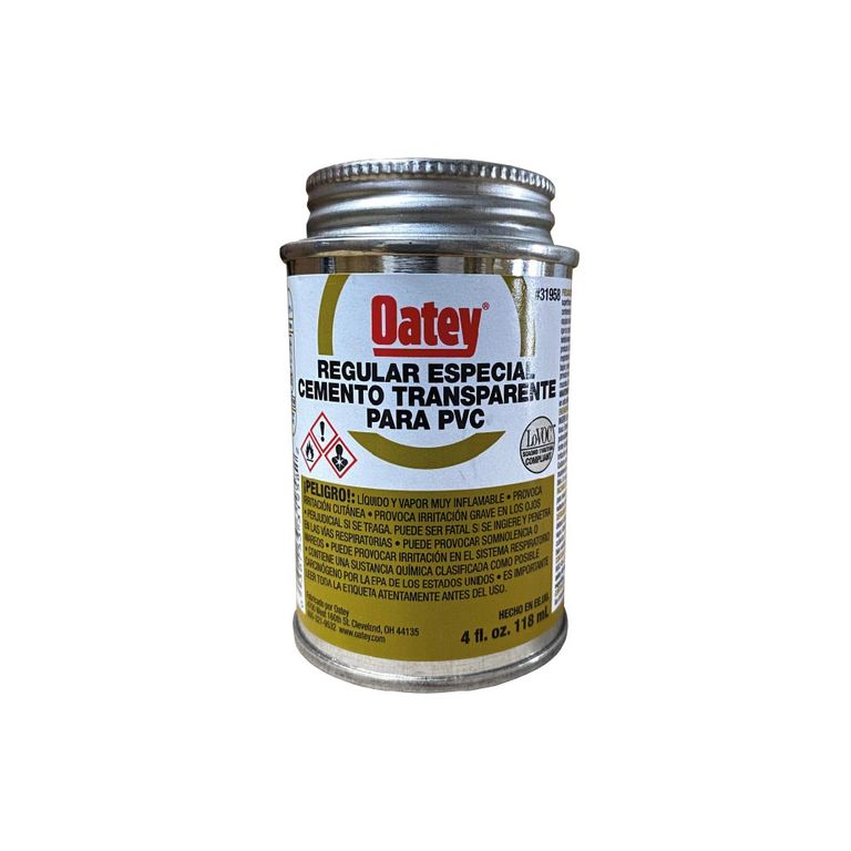 Pegamento PVC Dorado Regular 1/32 – 4 Onzas - OATEY