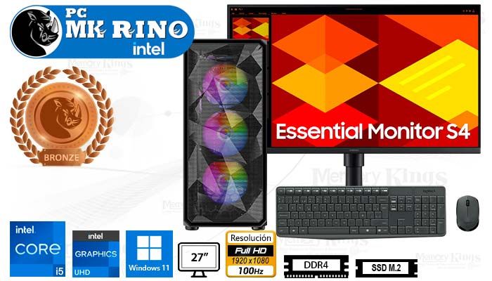 Computadora Core i5-12600K AX83 16GB 512GB 27 Windows 11