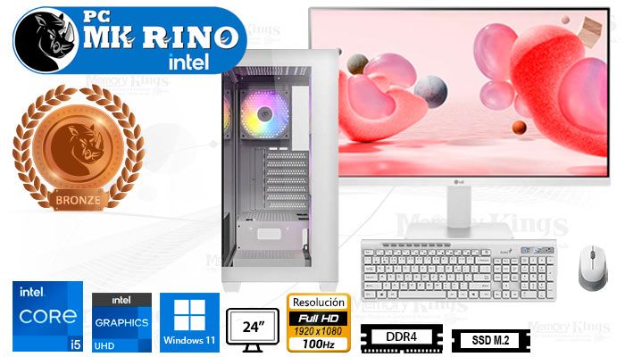 Computadora Core i5-12600K CX300 White 16GB 512GB 24 Windows 11