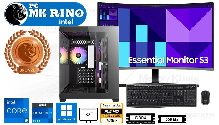 Computadora Core i5-12600K CX600M 16GB 512GB 32 Windows 11