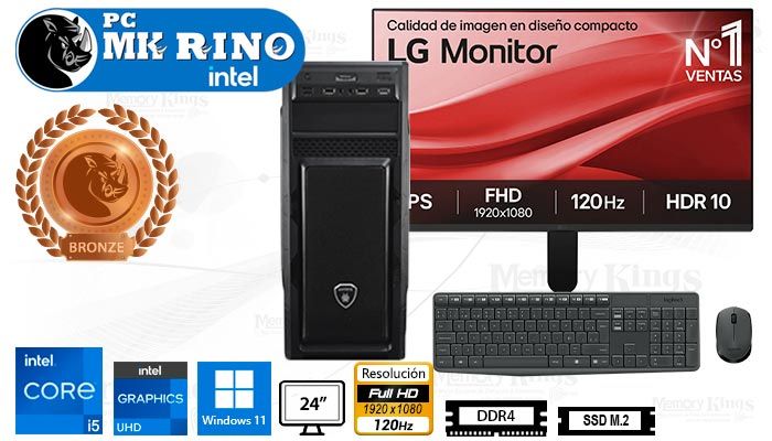 Computadora Core i5-12600K Xtreme E250 Plus 16GB 512GB 24 Windows 11