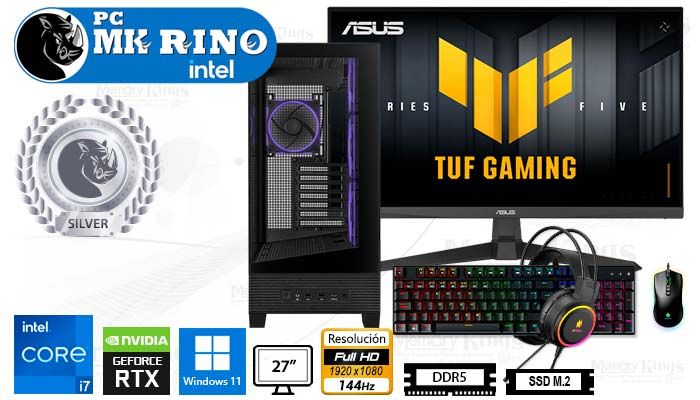 Computadora Core i7-14700F A31 Plus 16GB 512GB 27 RTX 5050 Windows 11