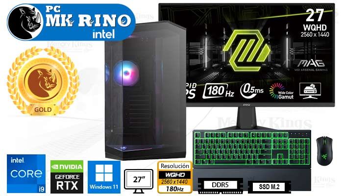 Computadora Core i9-12900KF Pano 100R PZ 16GB 1TB 27 RTX 5060 Windows 11