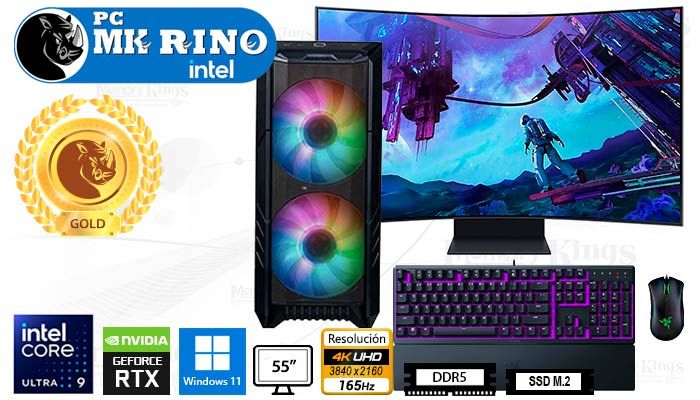 Computadora Core Ultra 9 285K HAF 500 32GB 1TB 55 RTX 5070 Ti Windows 11