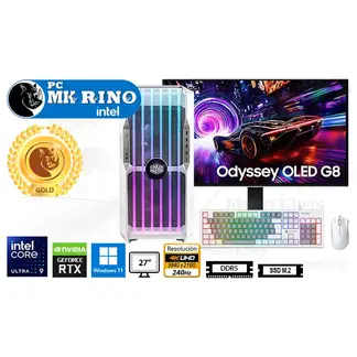 INTEL - Computadora Core Ultra 9 285K HAF 700 EVO 32GB 2TB 27 RTX 5090 Windows 11