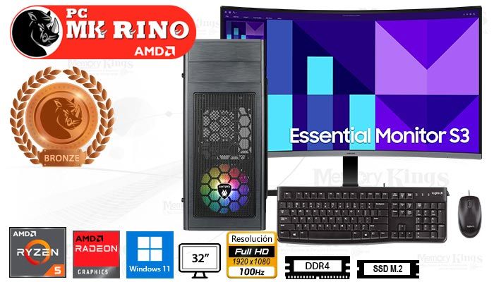 Computadora Ryzen 5 5600GT Elegant 680 16GB 512GB 32 Radeon Windows 11