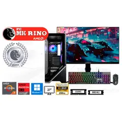 AMD - Computadora Ryzen 7 8700F FX-650 16GB 1TB 27 Radeon RX 9060 XT Windows 11