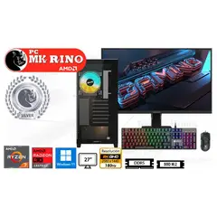 AMD - Computadora Ryzen 7 8700F C500 Panoramic 16GB 1TB 27 Radeon RX 9060 XT Windows 11