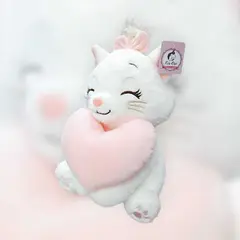 GENERICO - PELUCHE GATITA CON CORAZÓN 29CM