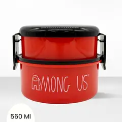 GENERICO - Taper para Niño Among Us con Divisiones 560 ml