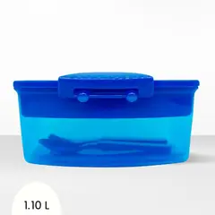 GENERICO - Taper para Niño Hot Wheels con Cubiertos 1100 ml