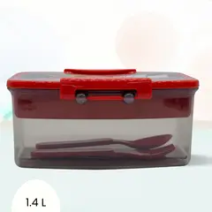 GENERICO - Taper para Nino Hot Wheels con Divisiones y Cubiertos 1400 ml