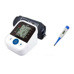 GENERICO - Tensiómetro de Brazo CON VOZ Y TERMOMETRO DIGITAL