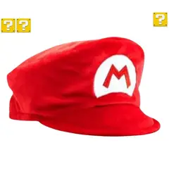GENERICO - Gorro Mario Clasico Rojo Importado - Niños y Adutlos
