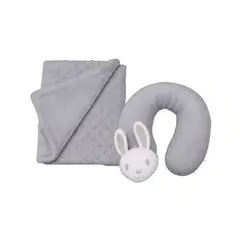 GENERICO - Almohada Collarín con Manta para Niña