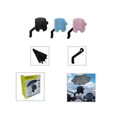 SEISA - Soporte De Celular para Motocicleta con Sombrilla para Proteger de la Lluvia