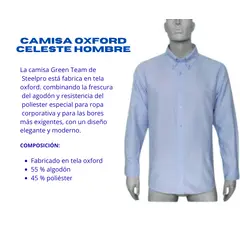 STEEL PRO - CAMISA OXFORD HOMBRE