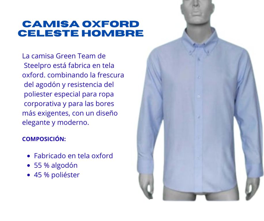 CAMISA OXFORD HOMBRE