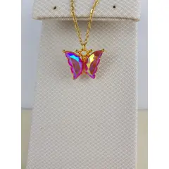 GENERICO - COLLAR STRASS MARIPOSA